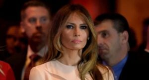 Melania Trump takes part in campaign event that barely drowns out hotel lobby muzak